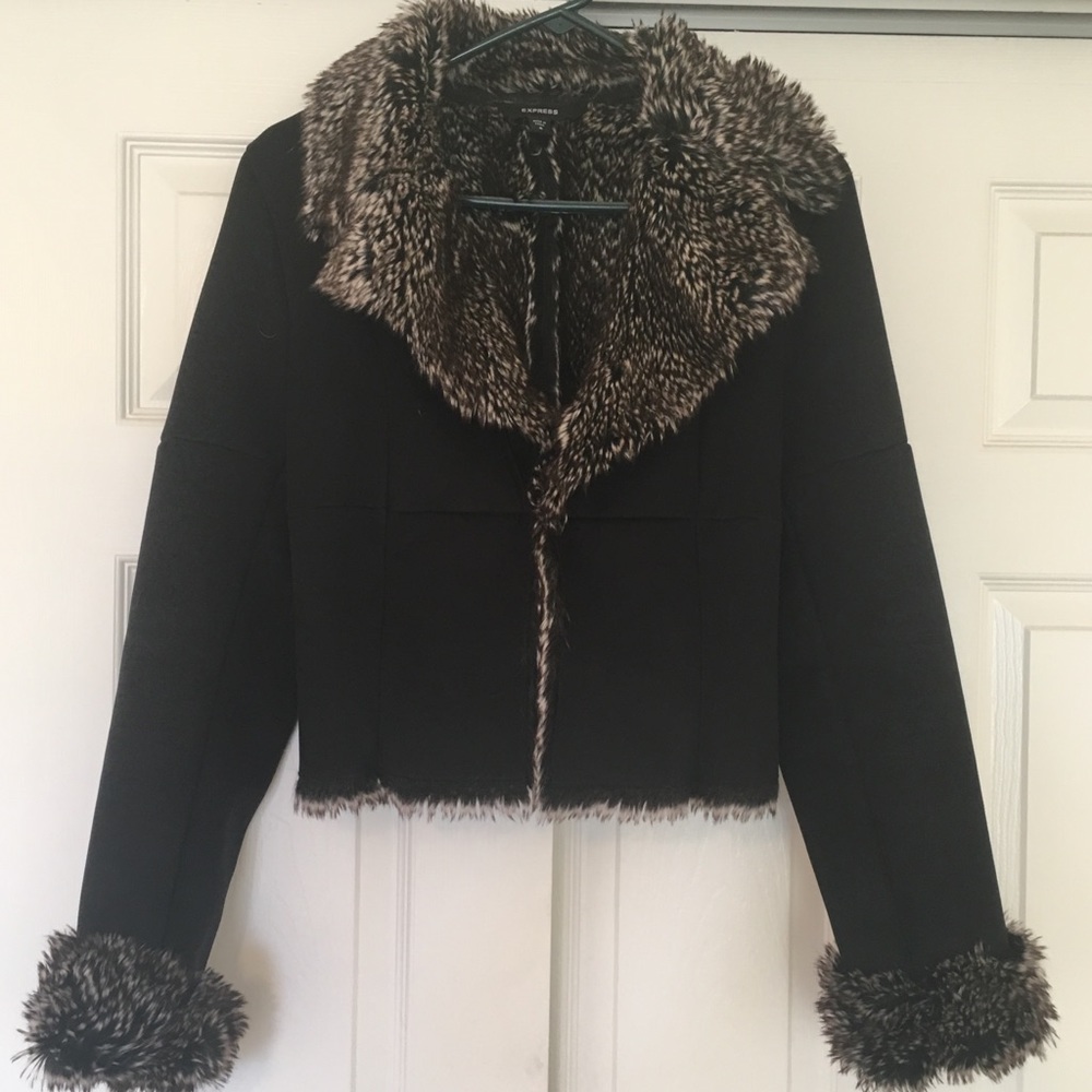 Express Faux Fur Shearling jacket